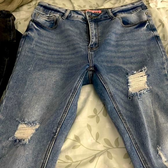 Crystal rock size 17 jeans - Picture 2 of 9